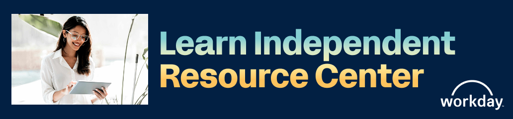 Banner for the Learn Independent Resource Center page